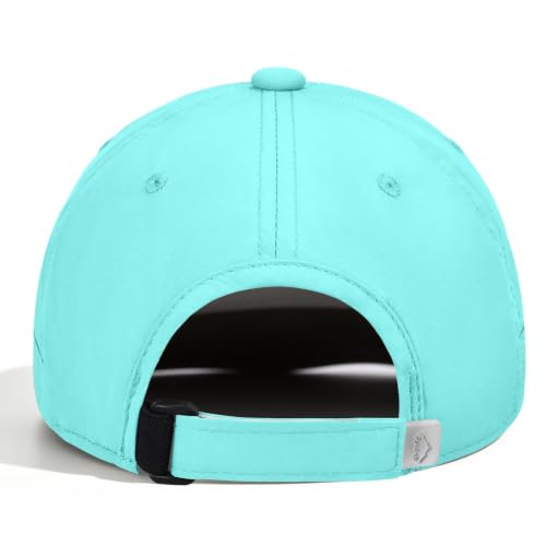 Baseball Cap Unstructured Athletic Golf Cap Soft-Brim Foldable Hat - color: Sky Blue