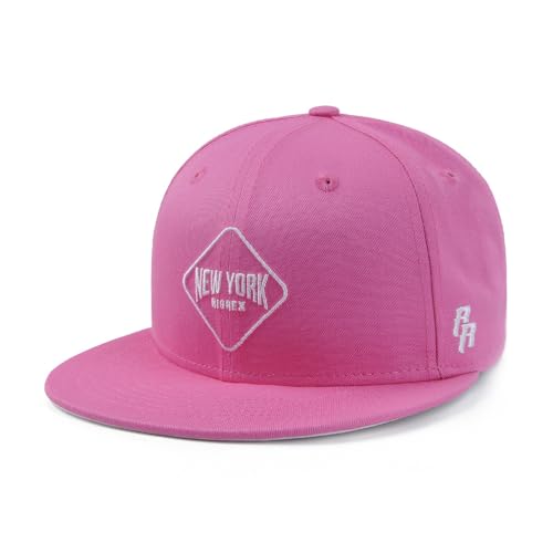RIOREX Hip hop caps Fashion Animal Embroidery Baseball Cap for Men Adjustable Leather Belt Strapback Baseball Cap - color: Pink