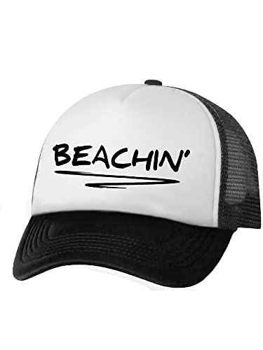 zerogravitee Beachin' Truckers Mesh Snapback hat - color: White/Black