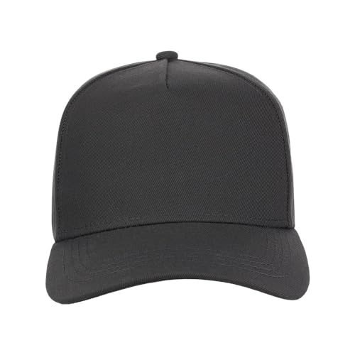 Lids Blank Hook Shot A-Frame Adjustable Snapback Hat – Breathable Mesh & Lightweight | Curved Bill | One Size Fits Most - color: Charcoal