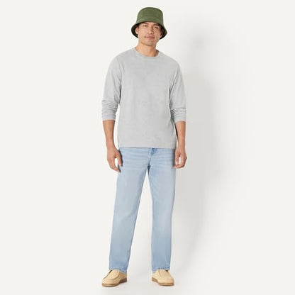 Amazon Essentials Men's Washed Cotton Canvas Bucket Hat - color: Olive, size: Small-Medium