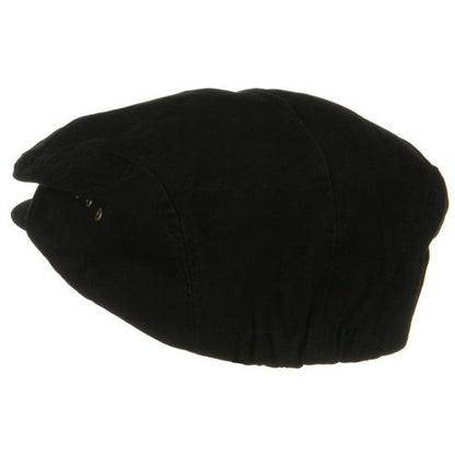 Oversize Washed Canvas Ivy Cap - color: Black