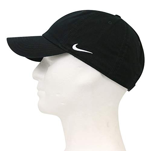 Nike Men's 518015-010 Tech Swoosh Cap - color: (Black/White 010)