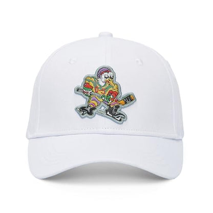 D-5 Mighty Ducks #96 Conway #99 Banks Baseball Cap - color: Blank White