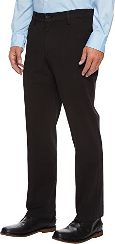 Straight Fit Workday Khaki Smart 360 Flex Pants (Regular and Big & Tall) - color: Black, size: 32W x 29L