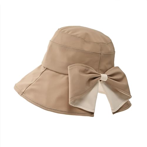 Gogobear Womens Sun Hats Summer UPF 50+ Wide Brim Beach Sun Hat - color: Khaki