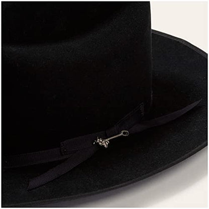 Stetson Men's Royal Deluxe Open Road - color: Black, size: 6 3/4