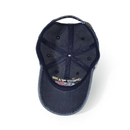 USA 250th Anniversary Baseball Cap Patriotic Embroidered American Hat - color: 2-navy