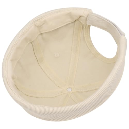 Lipodo Cotton Docker Cap Women/Men Beige One Size