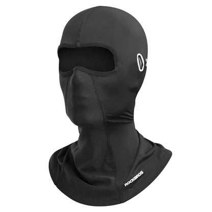 ROCKBROS Balaclava Face Mask Men Women Breathable Windproof Summer Cooling - color: Black 3