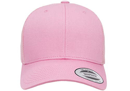 Yupoong Yp Classics Retro Trucker Cap - color: Pink, size: One Size, style: Single