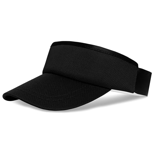 Headsweats Unisex Adult Lightweight Performance Running Sun Visor - color: Black