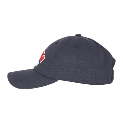 E BY ELIDAN Boston EST 1630 Dad Hat, Embroidered Cotton Baseball Cap - color: Navy Est 1630 Red