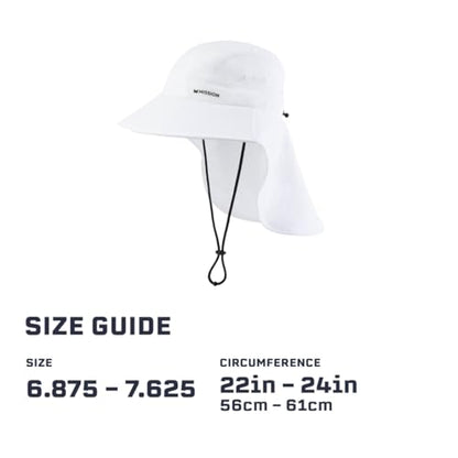 Cooling Sun Defender Sun Hat, UPF 50 UV Protection for Men Women, Wide Brim Outdoor Hat for Hiking, Fishing, Beach, Gardening - color: White