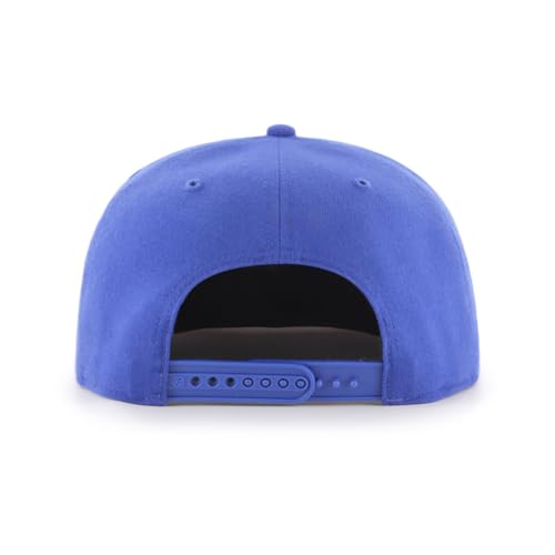 47 MLB Sure Shot Captain Hat Adjustable Structured 6-Panel Snapback Hat Cap, Adult One Size Fits All - color: Toronto Blue Jays