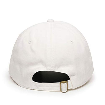Pigeon Baseball Cap Embroidered Cotton Adjustable Dad Hat - color: White