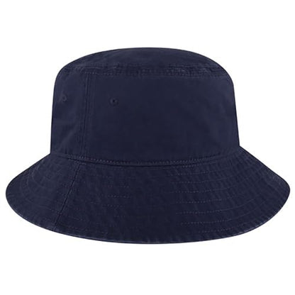 Ashen Fane Garment Washed Combed Cotton Twill Packable Lightweight Unisex Bucket Hat - color: Navy, size: Large