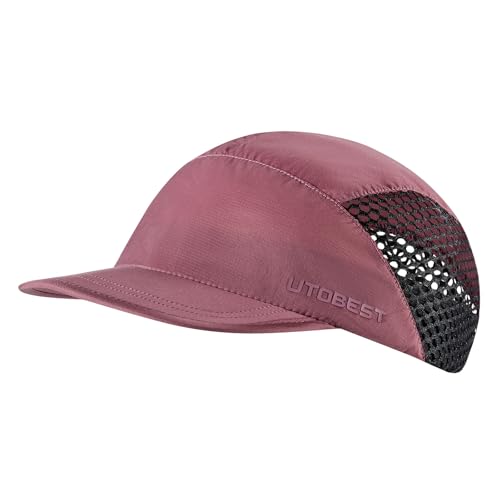 UTOBEST Race Day Performance Running Cap for Men Women - color: Red