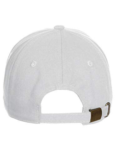 Daxton Vertical USA Cities Baseball Dad Hat Unstructure Low Profile Strapback - color: Atlanta White Red