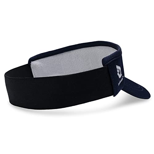 Headsweats Unisex Adult Lightweight Performance Running Sun Visor - color: Navy Blue