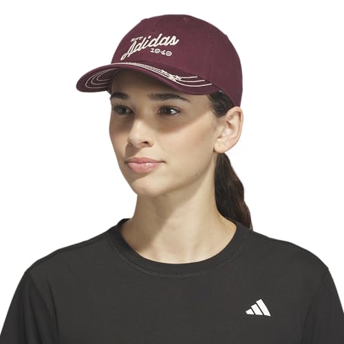 adidas Womens Saturday Cap Casual - Black - color: Maroon/Crystal Linen Beige/Daze