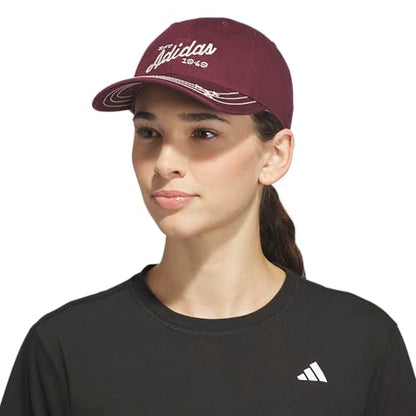 adidas Womens Saturday Cap Casual - Black - color: Maroon/Crystal Linen Beige/Daze