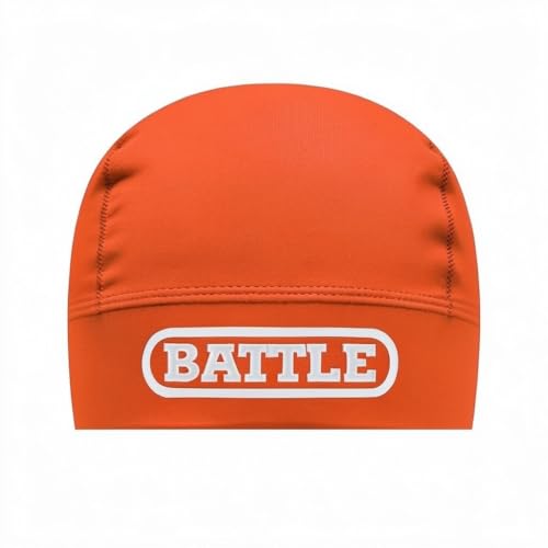 Battle Sports Pro Athletic Skull Cap - color: Orange