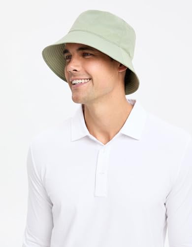 Solbari Unisex Bondi Bucket Hat UPF 50+ - color: Sage Green, size: Small-Medium
