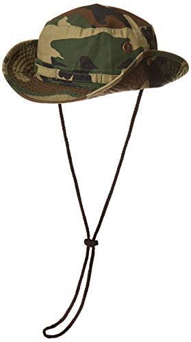 Newhattan Boonie Safari Bucket Hat Foldable Military Style Cap - color: Camo, size: Large-X-Large