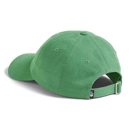 The North Face Norm Baseball Hat | Shallow Fit Ball Cap with Embroidered Logo, Adjustable Strap Closure & Silver Buckle - color: Dimmed Algae