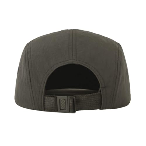 5 Panel Running Hat Waterproof Nylon Sun Hat Quick Dry Plain Baseball Cap for Men Women - color: Coffee