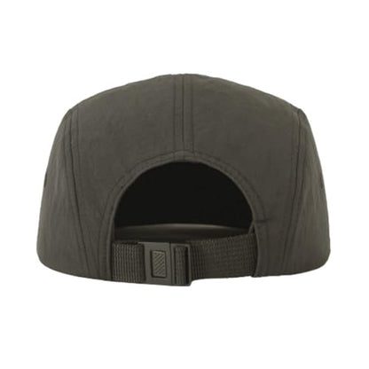 5 Panel Running Hat Waterproof Nylon Sun Hat Quick Dry Plain Baseball Cap for Men Women - color: Coffee