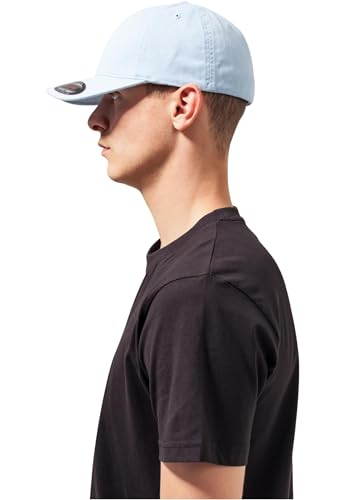 Flexfit Garment Washed Cotton Dad Hat Caps, Unisex, Garment Washed Cotton Dad Hat - color: Lightblue, size: Small-Medium