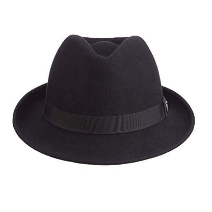 Dorfman Pacific Men's Wool Felt Snap Brim Hat - size: X-Large