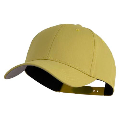 e4Hats.com 6 Panel Low Profile Structured Baseball Cap - color: Mustard Green