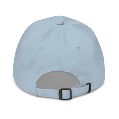 NX Feral Embroidered Curved Bill Cap Relaxed Fit Low Crown Adjustable Dad Hat - color: Light Blue