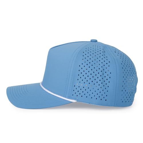 HH HOFNEN Quick Dry Baseball Cap Snapback Golf Trucker Hat for Men Women - color: #4 Blue+navy+darkgray+gray