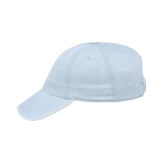 Lids Blank Baseline Dad Adjustable Strapback Hat - color: Denim