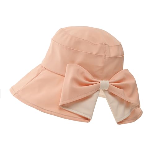 Gogobear Womens Sun Hats Summer UPF 50+ Wide Brim Beach Sun Hat - color: Orange
