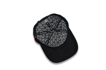 Urban Effort Trucker Hat for Men & Women, Mesh Back Baseball Cap, 5 Panel - color: Black/Black, style: Classic Snapback