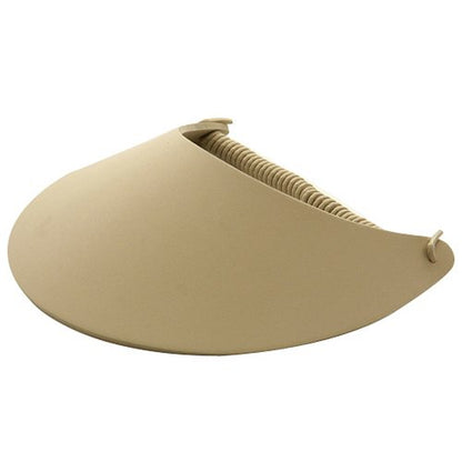 Large Bill Foam Sun Visor - color: Khaki