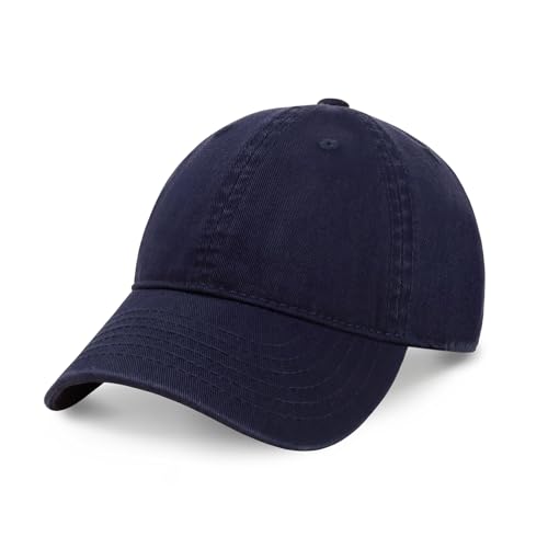 CHOK.LIDS Everyday Premium Cotton Dad Hat Adjustable Baseball Cap Unisex - color: Navy