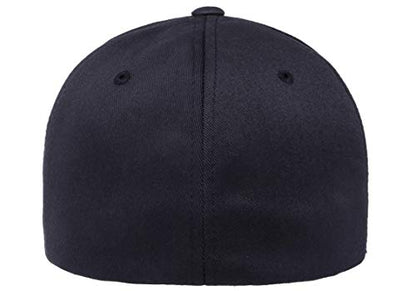 Flexfit Men's Athletic Baseball Fitted Cap - color: Dark Navy, size: Large-X-Large