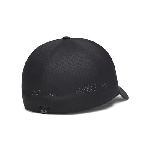 Under Armour Iso-Chill ArmourVent Stretch Fit Hat - color: (001) Black / / Castlerock, size: Medium-Large
