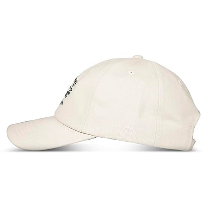Lucky Brand Classic Cotton Adjustable | Dad Hat | Baseball Cap | Golf | Fishing | Low Profile | 5 Panel Design - color: Blue Jeans Co - Cream