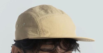 COOLSOME 5 Panels Hat Basic Daily Wear Breathable Quick Dry Cap - color: Khaki/M Size