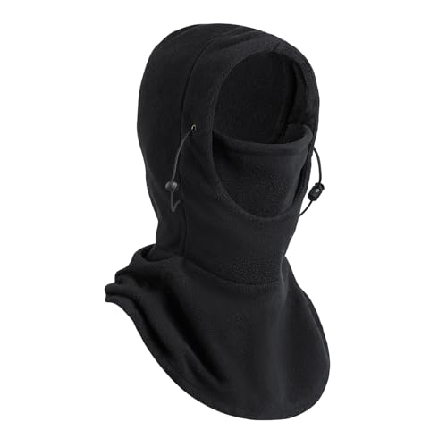 Balaclava Ski Mask for Men&Women Extreme Cold Weather Full Face Masks Warm Cover Winter Face Mask for Skiing & Snowboarding - color: Black