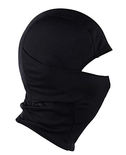 clothin Balaclava Face Mask, Ski Mask for Men Women, Full Face Mask Hood Tactical Skiing,Motorcycling,Winter Sports - color: Black-winter-fleece Lined-2 Pcs