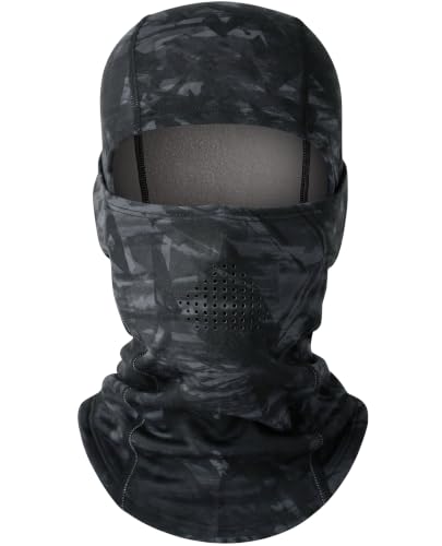 AOPREL Balaclava Ski Mask for Men Winter Face Mask Breathable & Thermal Winter Balaclava Women for Cold Weather Outdoor - color: Titanium Storm