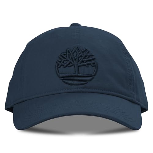 Timberland Soundview Baseball Cap for Boys 7-14, Cotton Canvas, Adjustable, Lightweight & Durable, One Size - color: Navy Blue